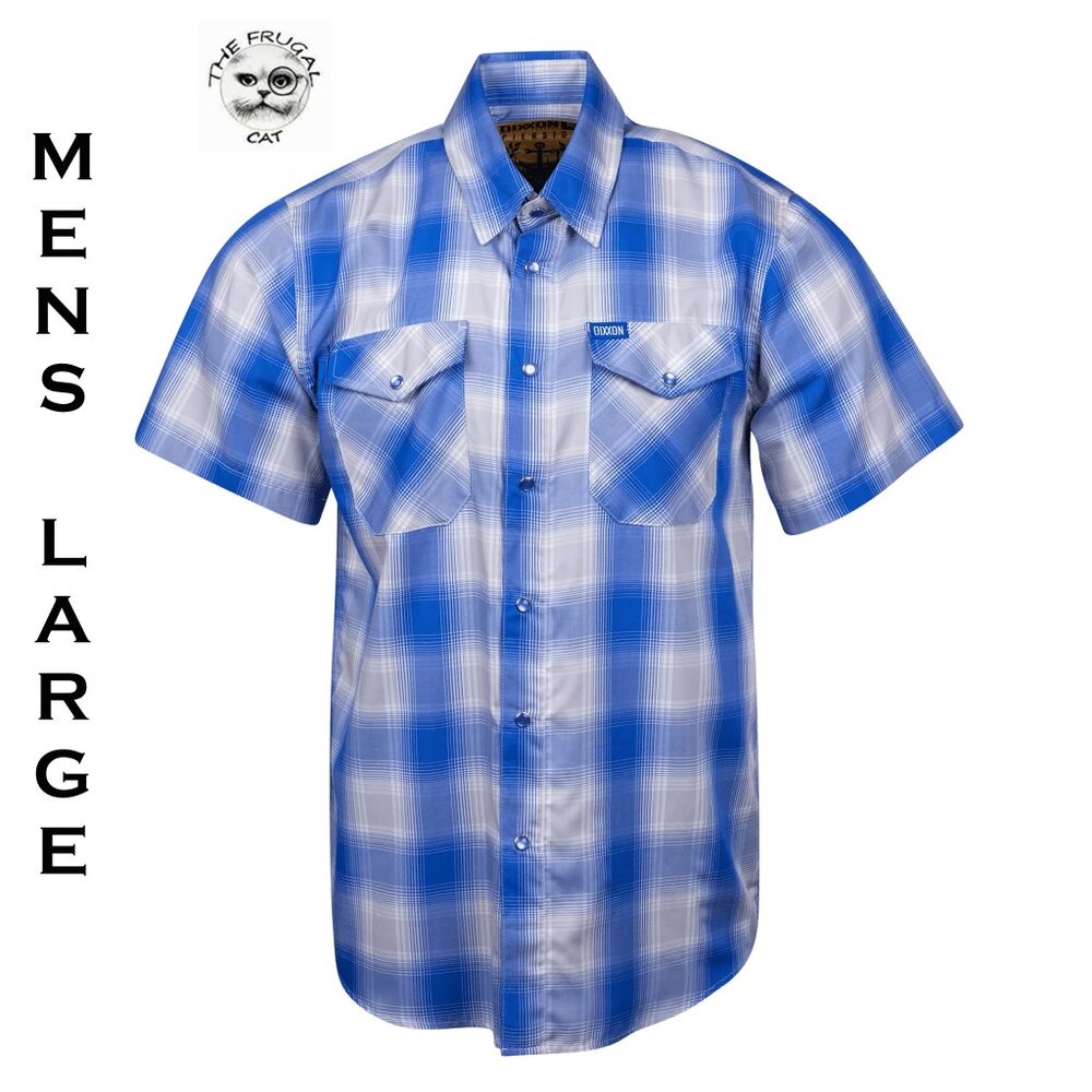 DIXXON FLANNEL - PIERSIDE Bamboo Shirt SS - Men's Large